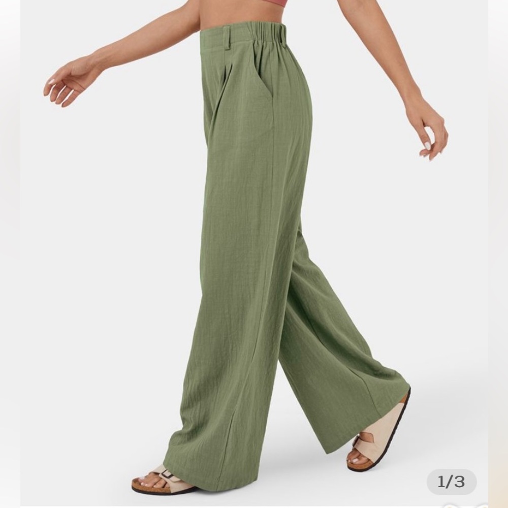 Halara wide leg pants NWT